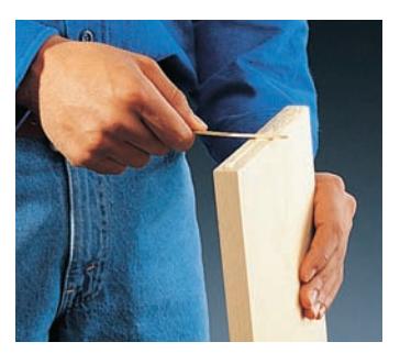 Spread glue evenly over the entire mating surface of each piece.