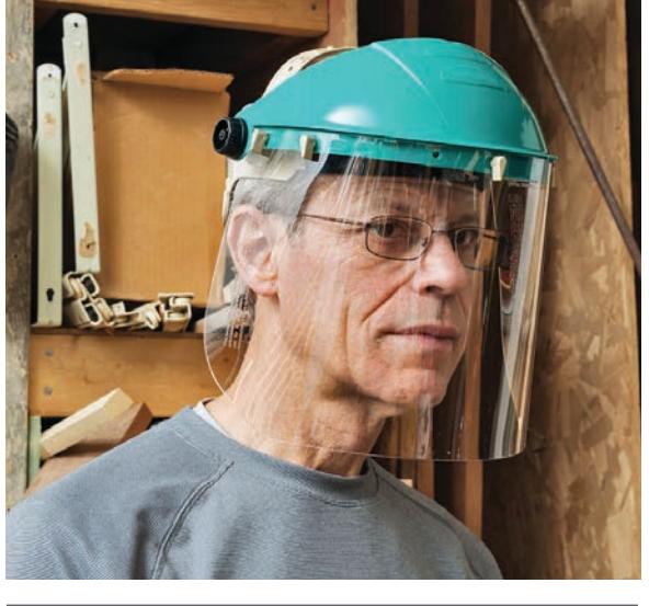 Full-face shield for eye and face protection