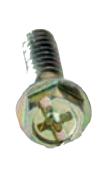 Hex-drive screw head