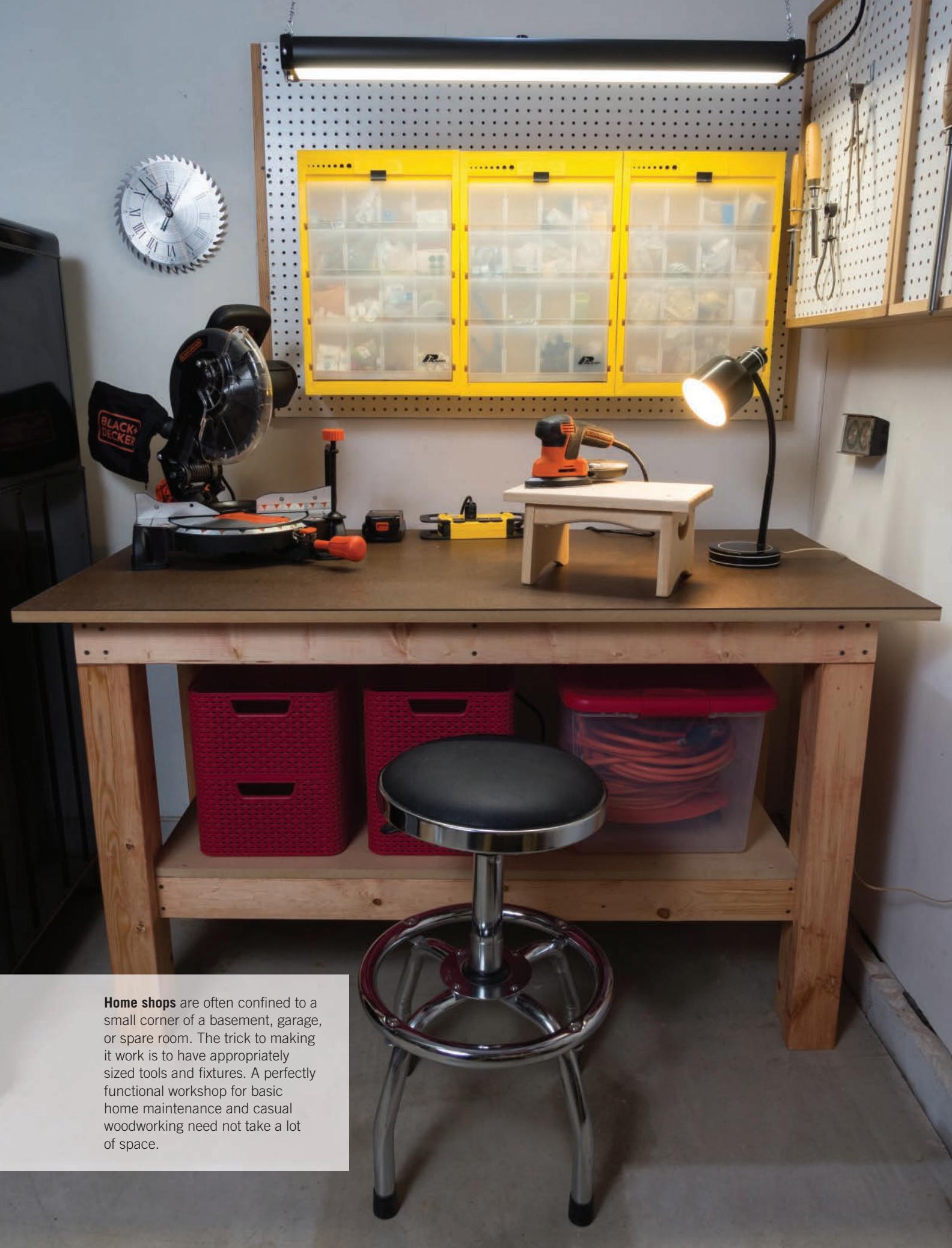 Inspirational workshop setup