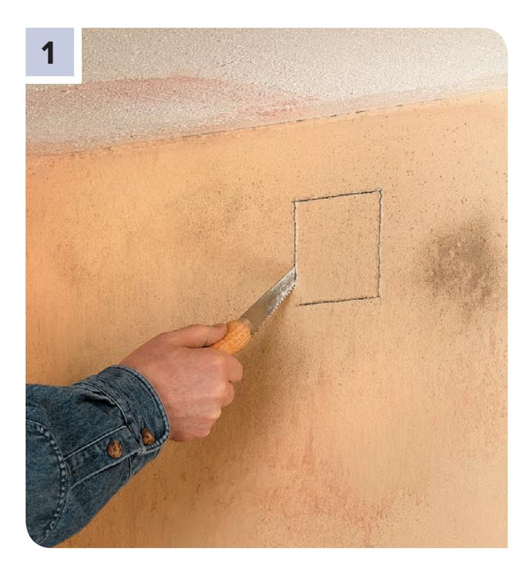 Cutting holes for ventilation
