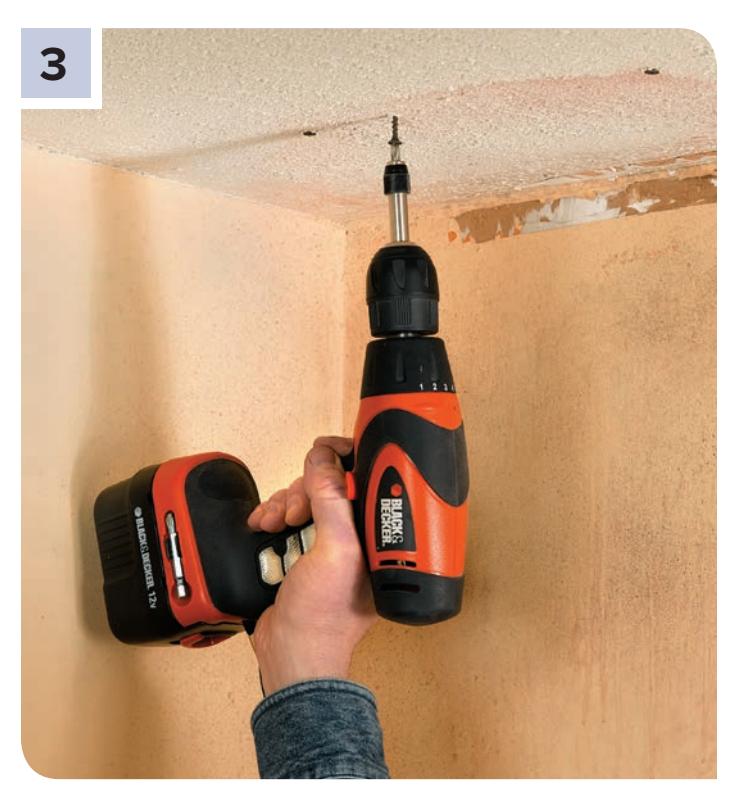 Refastening ceiling panels
