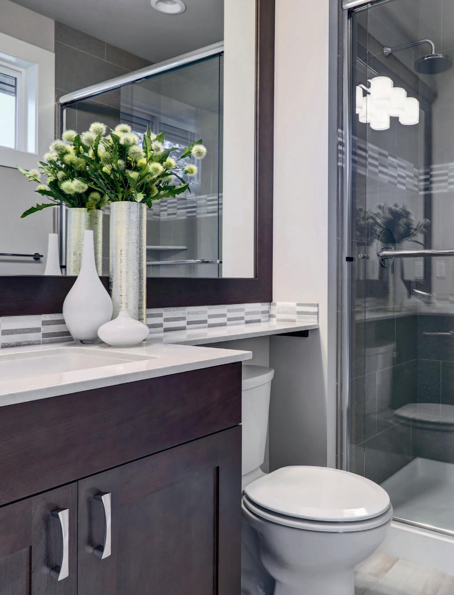 Bathroom design example.