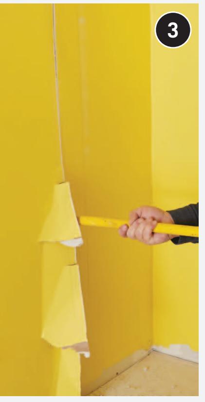 Tools for removing wall covering.