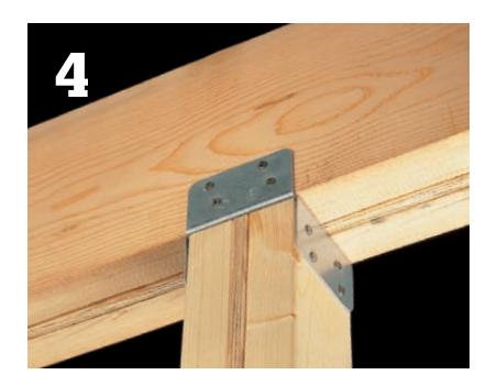 Metal post-and-beam saddle