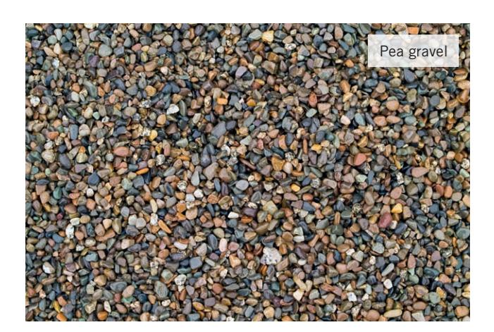 Example of a greenhouse floor material.