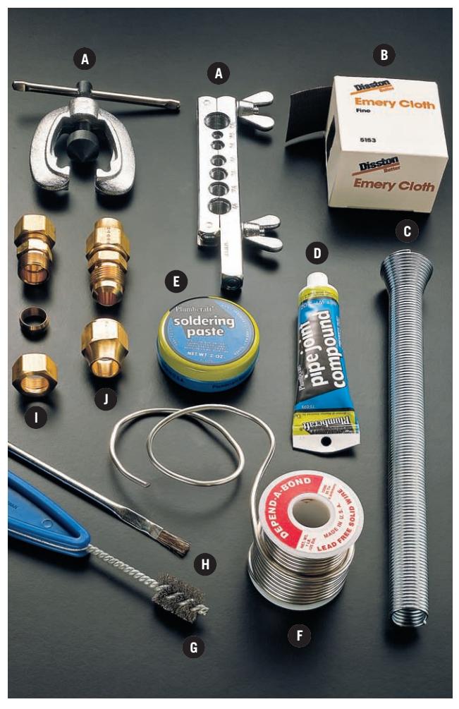 Specialty tools and materials for working with copper